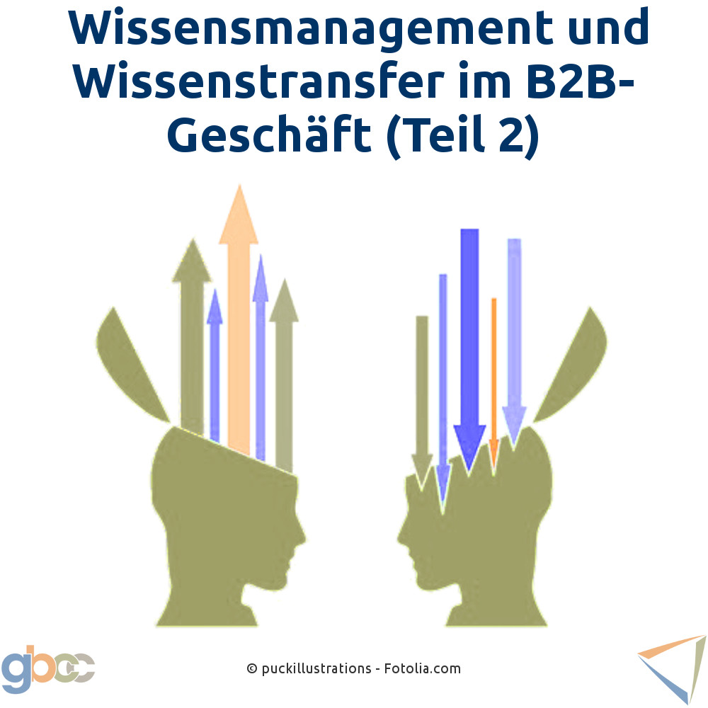 Wissensmanagement und Wissenstransfer im B2B-Geschäft (Teil 2)