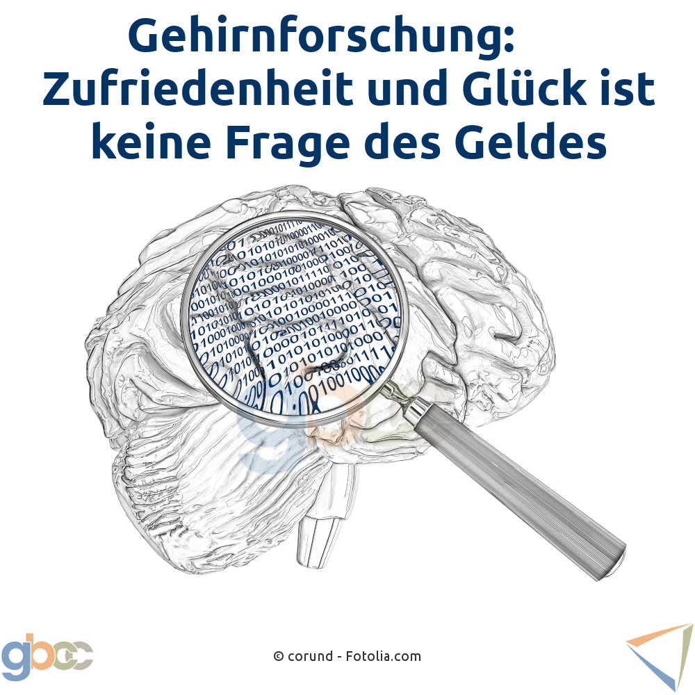 Zufriedenheit und Glück ist keine Frage des Geldes