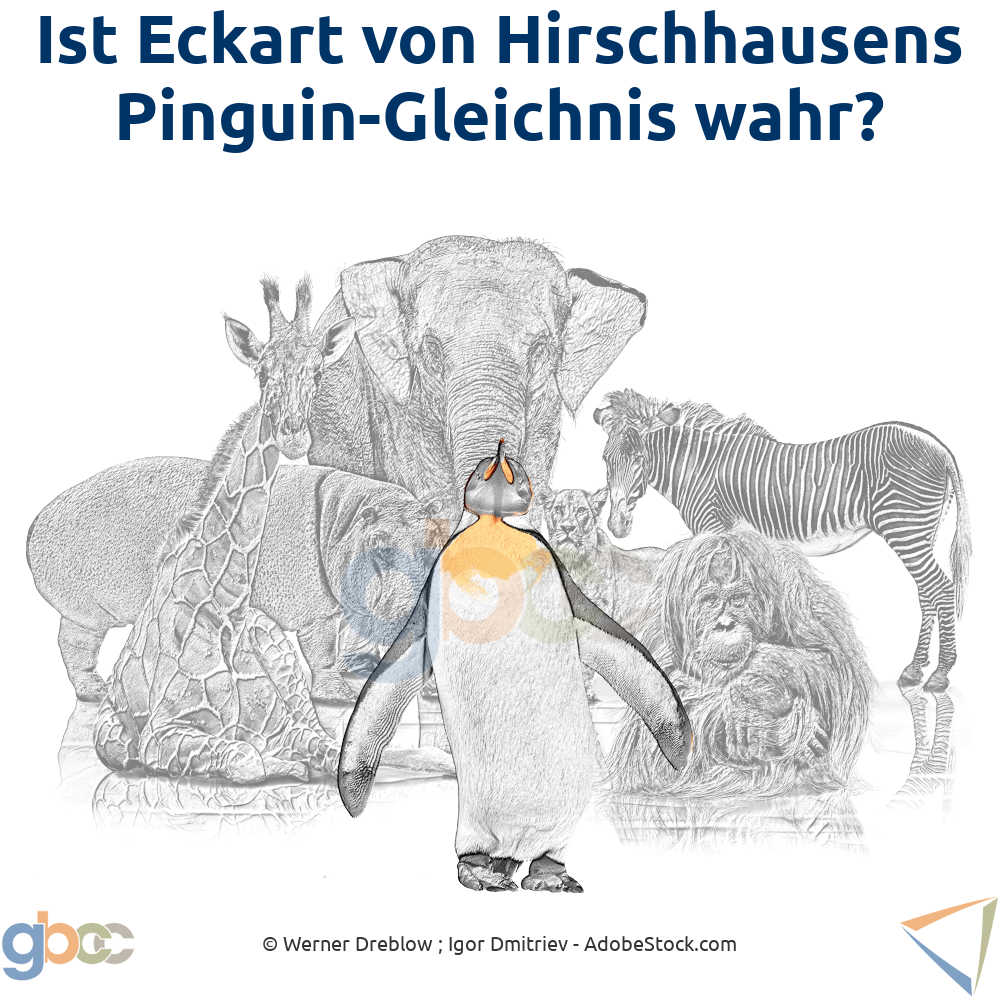 Ist Eckart von Hirschhausens Pinguin-Gleichnis wahr?