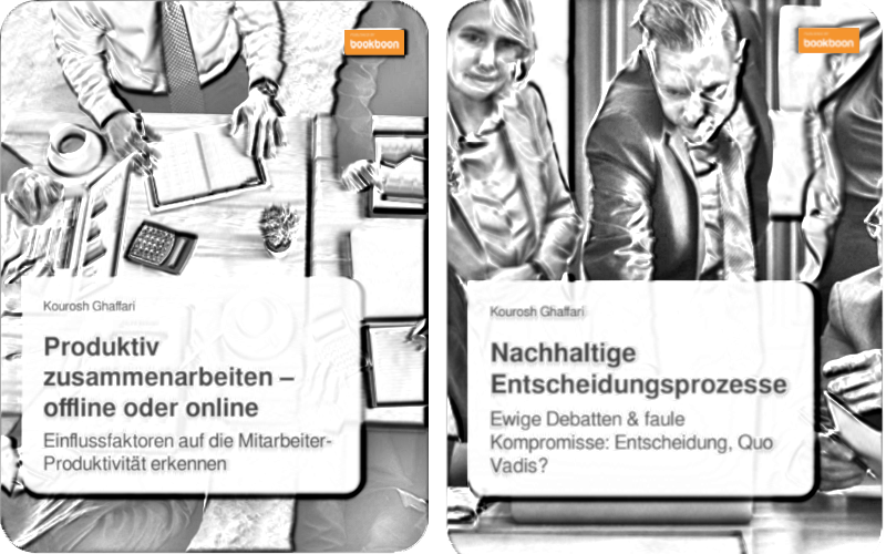 Titelbilder der beiden eBooks bei bookboon.com